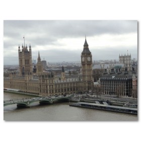 Αφίσα (Buckingham Palace, big ben, αρχιτεκτονική, θέα, κτίρια, πόλη, σύννεφα)